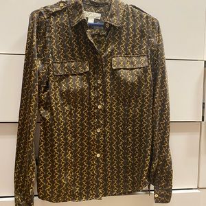 MK chain link blouse